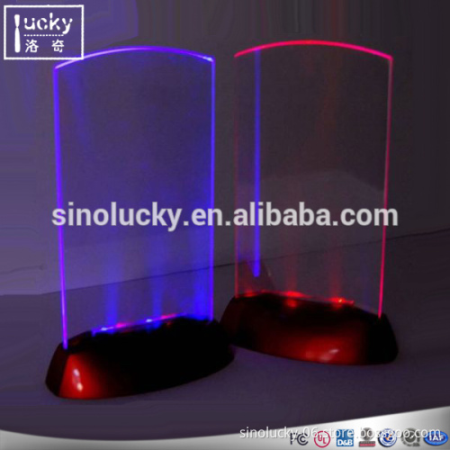 LED 12V Lighting Acrylic Signs/Acrylic Insert LED Menu Holder